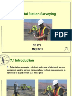 Total Station Surveying: May 2011 CE 271