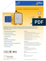 Suntransfer 2 - : Better Light and Mobile Phone Charging - Independent From The Power Grid