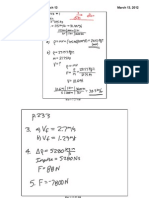 CH 9 Problems March 13