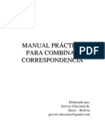 Manual Práctico Combinar Correspondencia