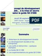 SD 21000 Presentation Dev Durable Afaq 9-09-04