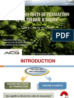 Coût de Transaction & Théorie D'agence (Master ACG FSJESM)