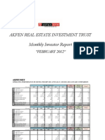 AKFEN GYO Monthly Report - February 2012