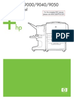 HP LJ 9000 9040 9050 Manual Toc