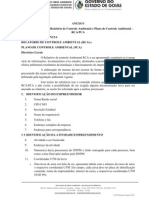 13.07 Rca Relatorio de Controle Ambiental e Pca Plano de Controle Ambiental Mineracao