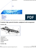 Container Ship - General Structure, Equipment and Arrangement - Types of Ships - Dictionary Picture