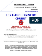 Trascendencia Histórico Jurídica Ley Gaucho Rivero