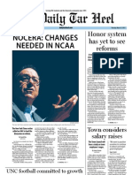 The Daily Tar Heel For March 15, 2012