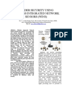 Border Security Using Wireless Integrated Network Sensors (Wins)