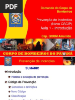 Prevencao de Incendios - Novo CSCIP