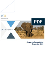 UNX Energy 2011 Corporate Presentation