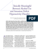 Adhd and Alcohol Use