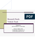 Research Needs Vehicle Track