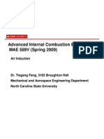 Ad Dit LC B Ti E I Advanced Internal Combustion Engines Mae 589V (Spring 2009)