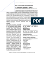 Bio Remediation of Heavy Metals