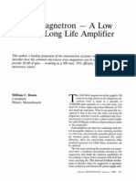 Magnetron Amplifier