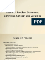 Concept Construct Variables RM