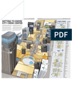 Map of City Creek Center Mall in Salt Lake City