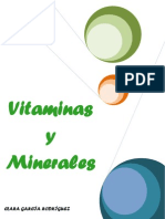 Trabajo Sobre El Estudio de Vitaminas y Minerales