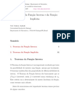 Teorema Da Função Inversa e Da Função Implicita