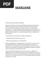 Présentation Du Groupe Marjane Holding