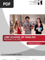 LSBF School of English: Prospectus 2012