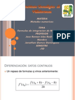 (Met. Num) Exposicion 13 - Formulas de Integración de Newton-Cotes