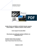 Análise Sísmica de Edifícios de Betão Armado Segundo o Eurocódigo 8