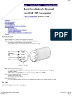 LAN (Local Area Network) Proposal, Revised Fall 1995 (Incomplete)