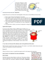 Heat Capacity of The Matters. It Is The Distinguishing Property of