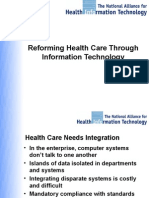 Reforming Health Care Through Information Technology