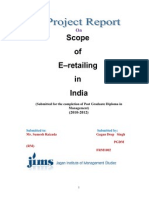 Scope of E Retailing in India