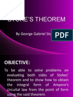 Stoke'S Theorem: by George Gabriel Stokes