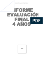 Evaluación Final 4 Años