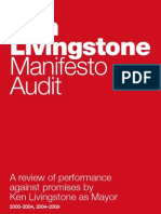 Ken Livingstone Manifesto Audit