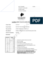 ACCG329 Sample Exam Paper