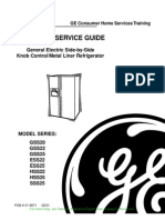 GE Steel Liner SXS Refrigerator Manual