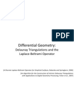 Differential Geometry:: Delaunay Triangulations and The Laplace-Beltrami Operator