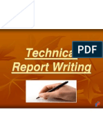 Technical Report Writing