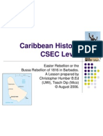 Caribbean History CSEC Level