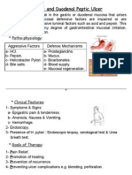 Peptic Ulcer Presentation