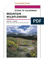 CNHG Introduction To California Mountain Wildflowers