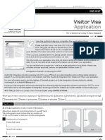 Visitor Visa: Application