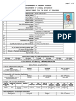 Government of Andhra Pradesh Department of School Education Dsc-2012 Recruitment For The Post of Teachers