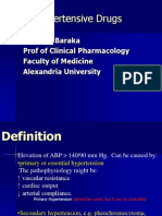 Antihypertensive Drugs: Dr/Azza Baraka Prof of Clinical Pharmacology Faculty of Medicine Alexandria University