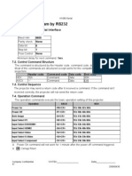 How To Program by RS232: Projection Display Serial Interface 7-1. RS232 Setting