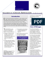 Hazards of Nitrogen Asphyxiation