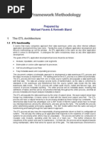 ETL Framework Methodology: Prepared by Michael Favero & Kenneth Bland