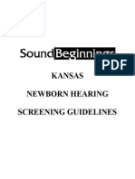 Newborn Hearing Screening Guidelines