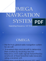 Omega Navigation System: Operating Frequency: VLF 10 To 14 KHZ